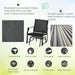 Cloud Glide Duo & Table Set - Black - Outsunny - Green4Life