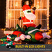 1.6m Christmas Inflatable Santa Claus On Plane - Green4Life