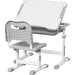 Grey Adjustable Study Suite - Kids Ergonomic Desk Set - Green4Life