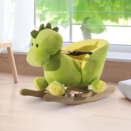 Kids Dinosaur Rocking Seat with Sound - Green4Life