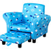 Starry Sky Blue Mini Sofa for Kids with Footrest - Green4Life