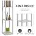 Floor Lamp with 3-Tier Shelves - White - Green4Life