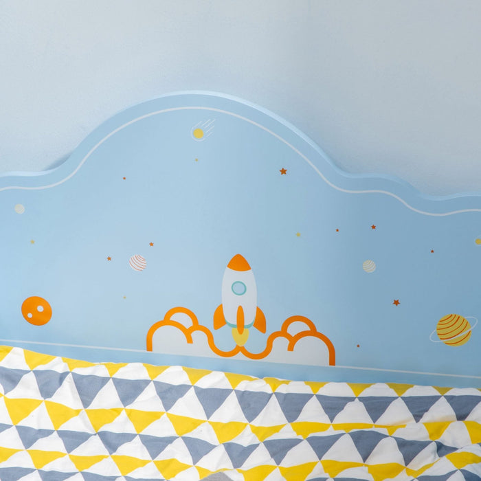 Space Explorer Blue Toddler Bed - Green4Life