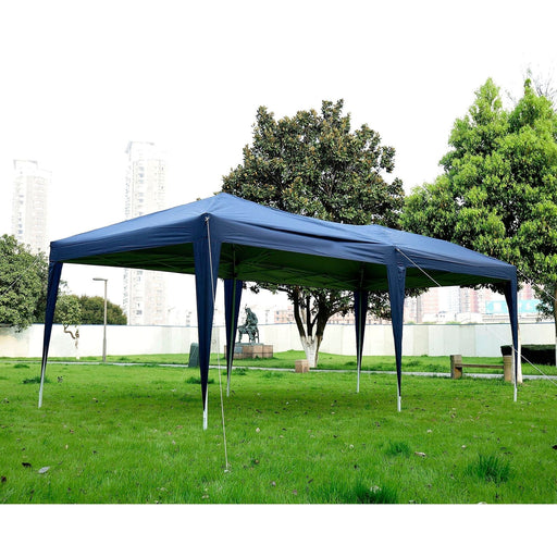 Outsunny 3x6m Blue Pop-Up Water-Resistant Gazebo - Green4Life