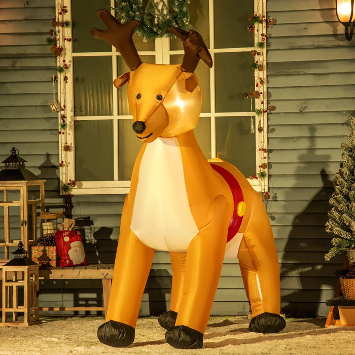 1.8m Inflatable Reindeer with LED Lights - Green4Life