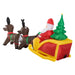 Inflatable Santa with Sleigh & Reindeers - Green4Life