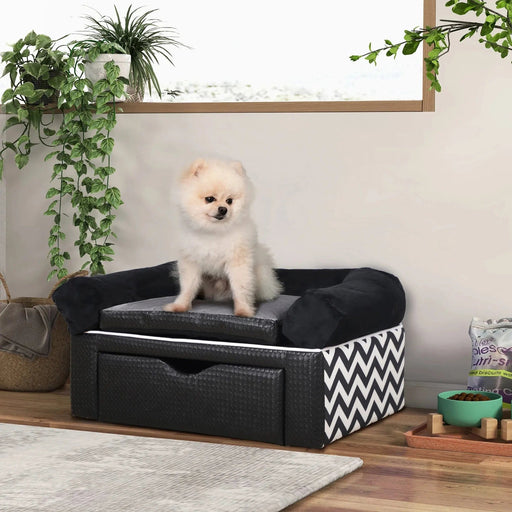 Midnight Secret Storage Pet Sofa – Black - Green4Life
