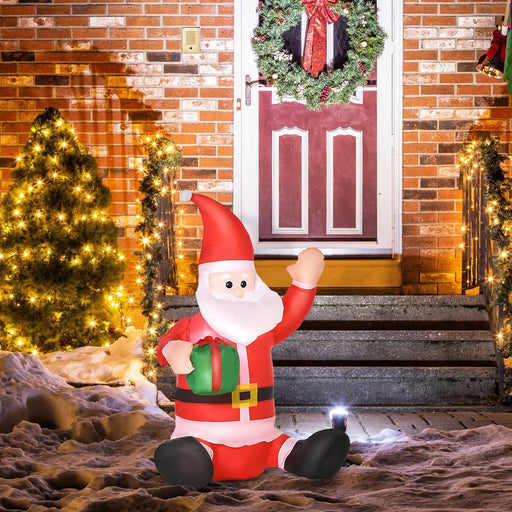 4ft Inflatable Santa with LED Light - Green4Life