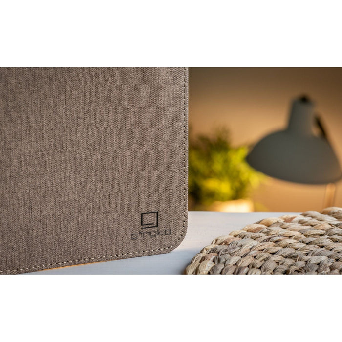 Large Linen Fabric Smart Book Light - Coffee Brown - Green4Life