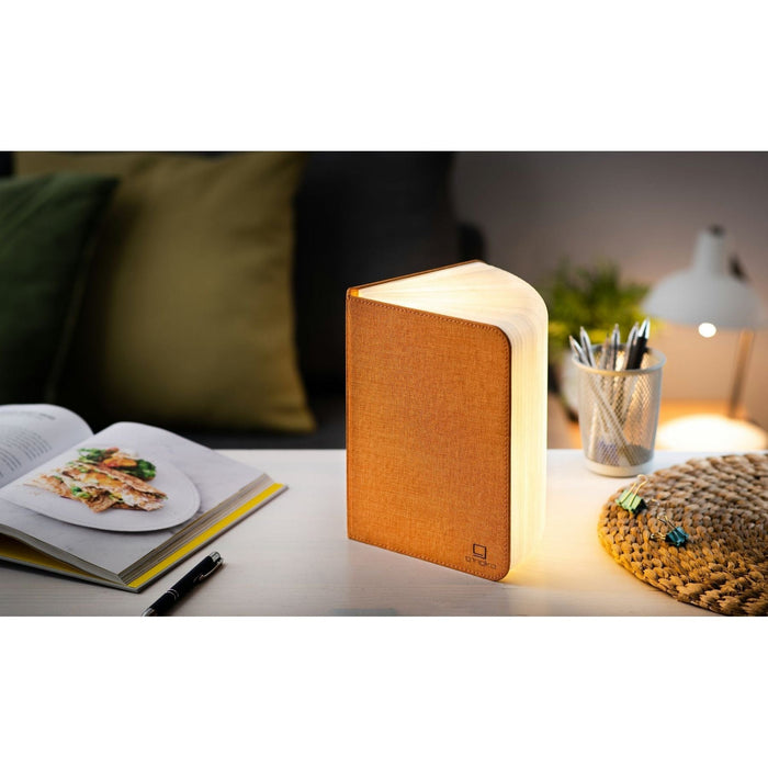 Large Linen Fabric Smart Book Light - Harmony Orange - Green4Life