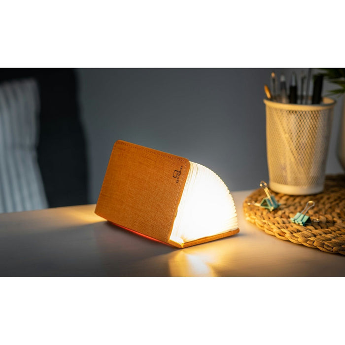 Mini Linen Fabric Smart Book Light - Harmony Orange - Green4Life