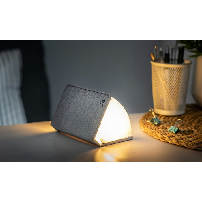 Mini Linen Fabric Smart Book Light - Urban Grey - Green4Life