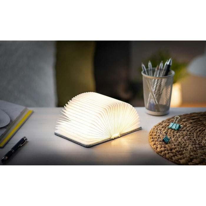 Mini Linen Fabric Smart Book Light - Urban Grey - Green4Life