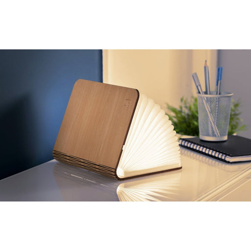 Large Natural Maple Wood Smart Book Light - Green4Life