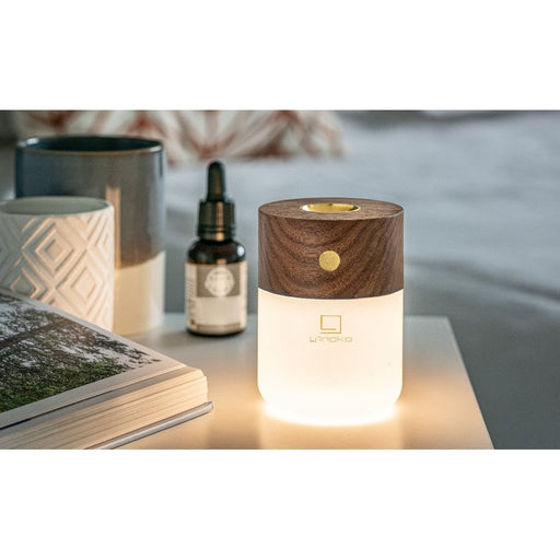 Smart Diffuser Lamp - Natural Walnut Wood - Green4Life