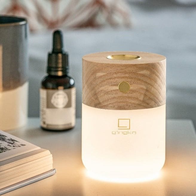 Smart Diffuser Lamp - Natural White Ash Wood - Green4Life