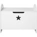 Arctic White Safe-Lid Toy Storage Chest for Kids - Green4Life