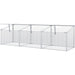 Outsunny 180L x 51W x 51H cm Polycarbonate Greenhouse with Aluminum Frame - Transparent - Green4Life