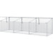 Outsunny 180L x 51W x 51H cm Polycarbonate Greenhouse with Aluminum Frame - Transparent - Green4Life