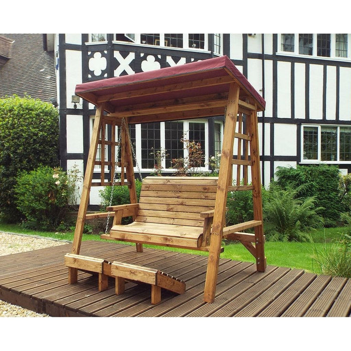 Two Seat Swing Burg - Scandinavian Redwood - Green4Life