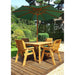 Four Seater Square Table Set Green - Scandinavian Redwood - Green4Life