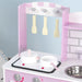 Kids Kitchen Wooden Play Set with Accessories - Pink - Green4Life