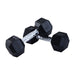 2x10kg Rubber Hex Dumbbells Set - Green4Life