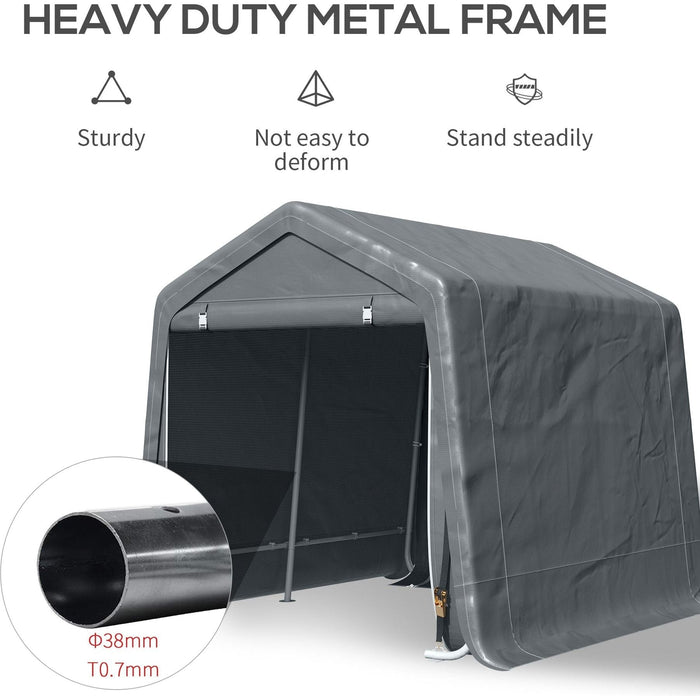 Outsunny Dark Grey Garden Storage Tent - Green4Life