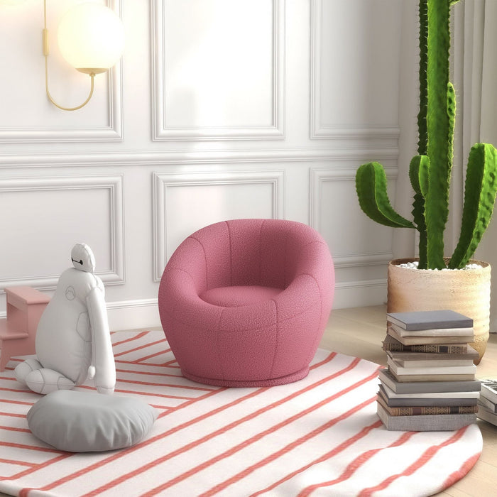 Modern Swivel Accent Chair - Pink - Green4Life