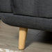 Corner Sofa with Adjustable Headrest - Dark Grey - Green4Life