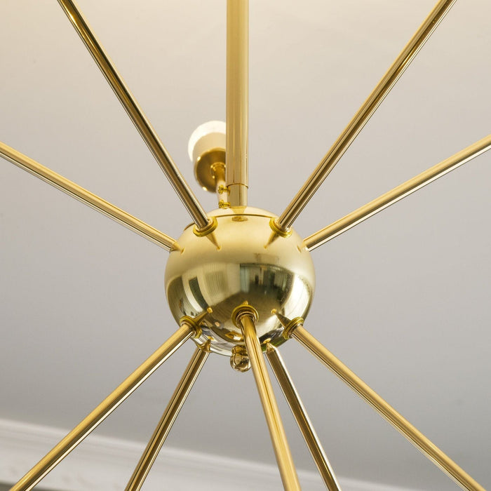 Modern 10-Light Chandelier - Gold - Green4Life