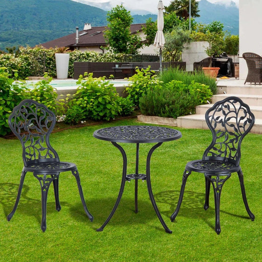 Classic Heritage - Cast Aluminum Bistro Set - Outsunny - Green4Life