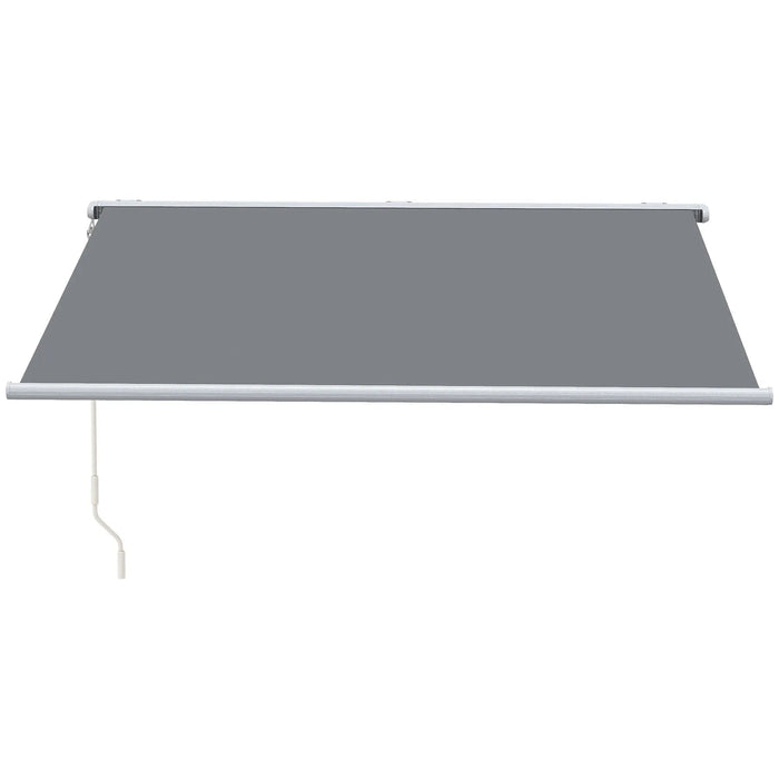 4x3m Electric Awning - Grey - Outsunny - Green4Life