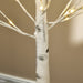 6ft Artificial White Birch Tree with 96 Warm White LED Lights - Green4Life