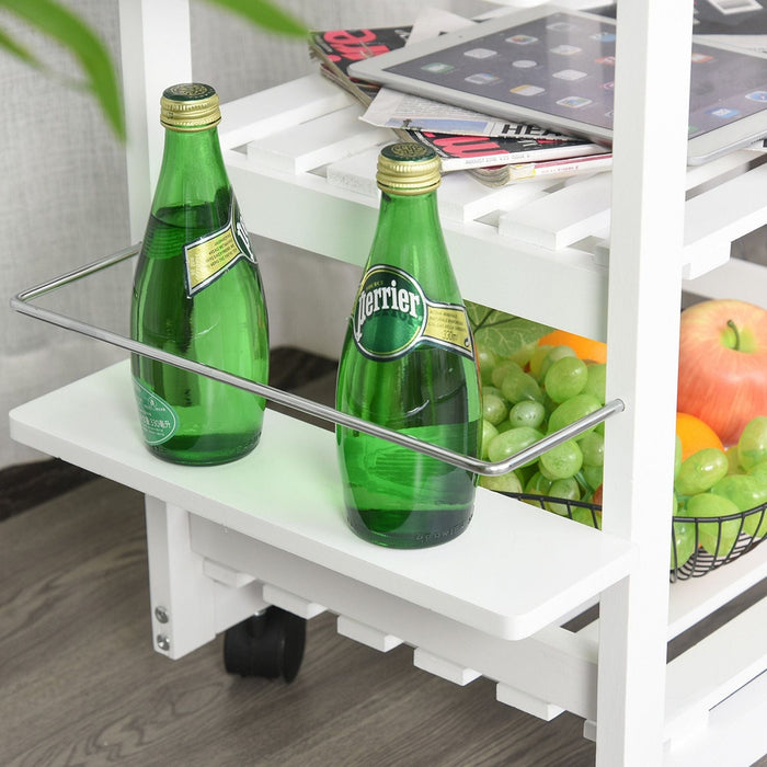 Trolley with Spice Racks, Towel Rack, Baskets & Drawers - Green4Life