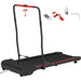 Foldable Treadmill with LED Display & Remote Control - Black/Red - Green4Life