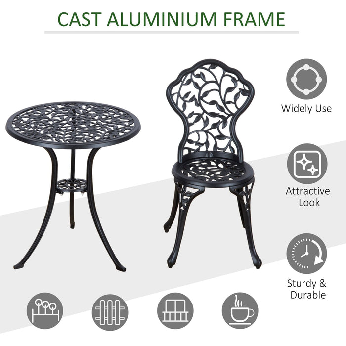 Classic Heritage - Cast Aluminum Bistro Set - Outsunny - Green4Life