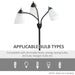 Triple Arc Industrial Style Floor Lamp - Green4Life