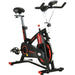 Steel Flywheel Exercise Bike - Black/Red - Green4Life