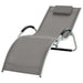 Ergonomic Sun Lounger with Pillow - Khaki - Outsunny - Green4Life