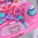 Kids Plastic Vanity Table Set with Sound Effects - Pink/White - Green4Life