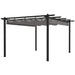 4 x 3 m Dark Grey Aluminium Pergola with Extendable Roof - Outsunny - Green4Life