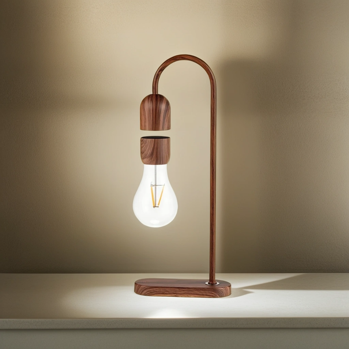 Evaro Light Bulb Lamp - Walnut - Green4Life