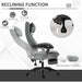 Vinsetto Office Chair with 2-Point Massage Function - Grey - Green4Life