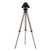 Industrial Style Tripod Floor Lamp - Black & Natural Wood - Green4Life