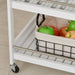 3-Tier Trolley Kitchen Storage - White - Green4Life