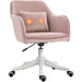 Vinsetto PU Leather Office Chair with Rechargeable Electric Massage Pillow - Pink - Green4Life