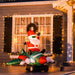 1.6m Christmas Inflatable Santa Claus On Plane - Green4Life