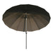 Outsunny 2.5m Shanghai Garden Parasol Umbrella with Crank & Tilt, Adjustable - Grey - Green4Life