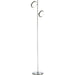 Chrome Dual LED Modern Floor Lamp - Green4Life